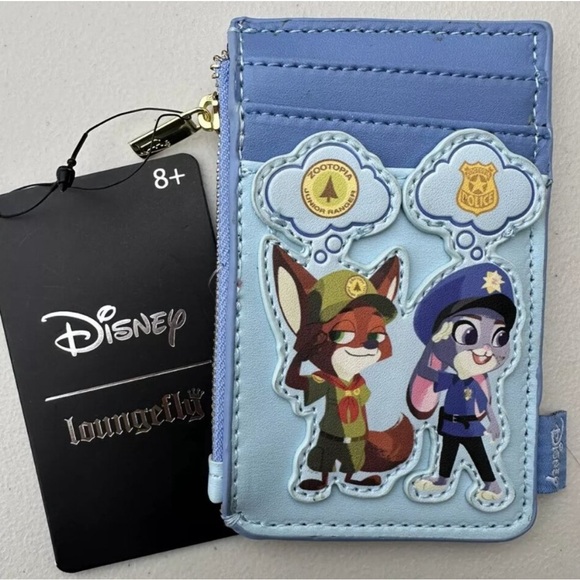 Loungefly Disney Zootopia Card Holder NWT - Picture 1 of 6